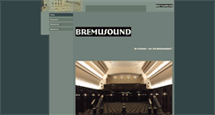 Desktop Screenshot of bremusound.de