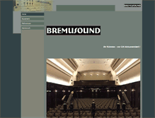 Tablet Screenshot of bremusound.de